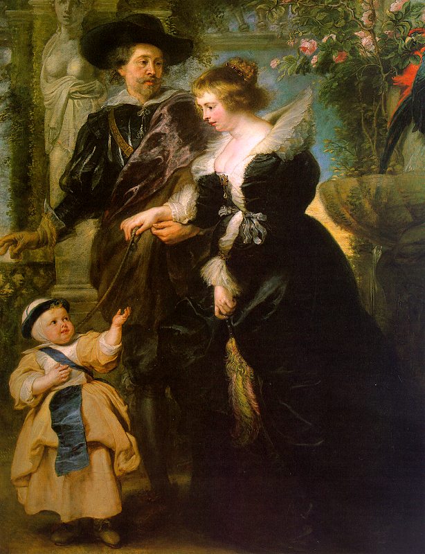 Rubens with his Wife, Helene Fourmont and Their Son, Peter Paul